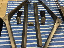 Interior trim back glass