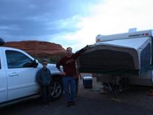 Arches national camping