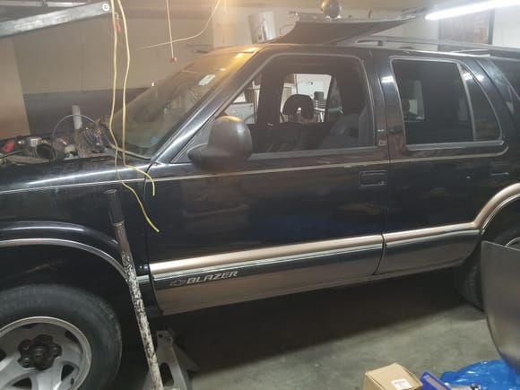 Purchased this B'96 Blazer with a bad motor.