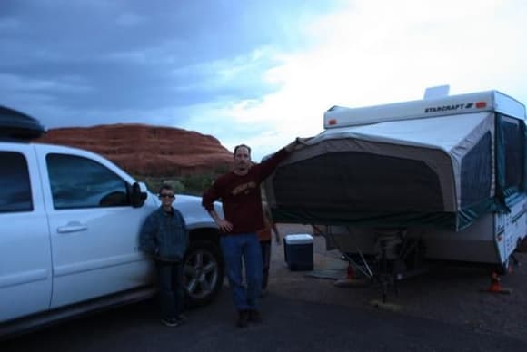 Arches national camping