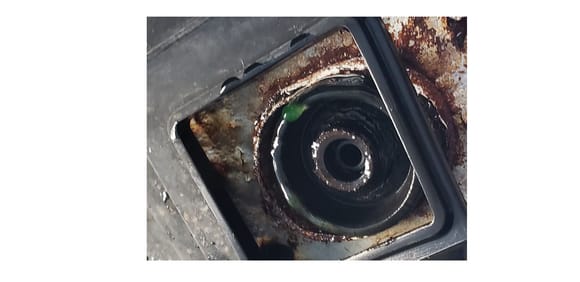 Underside of radiator on 2001 Impala