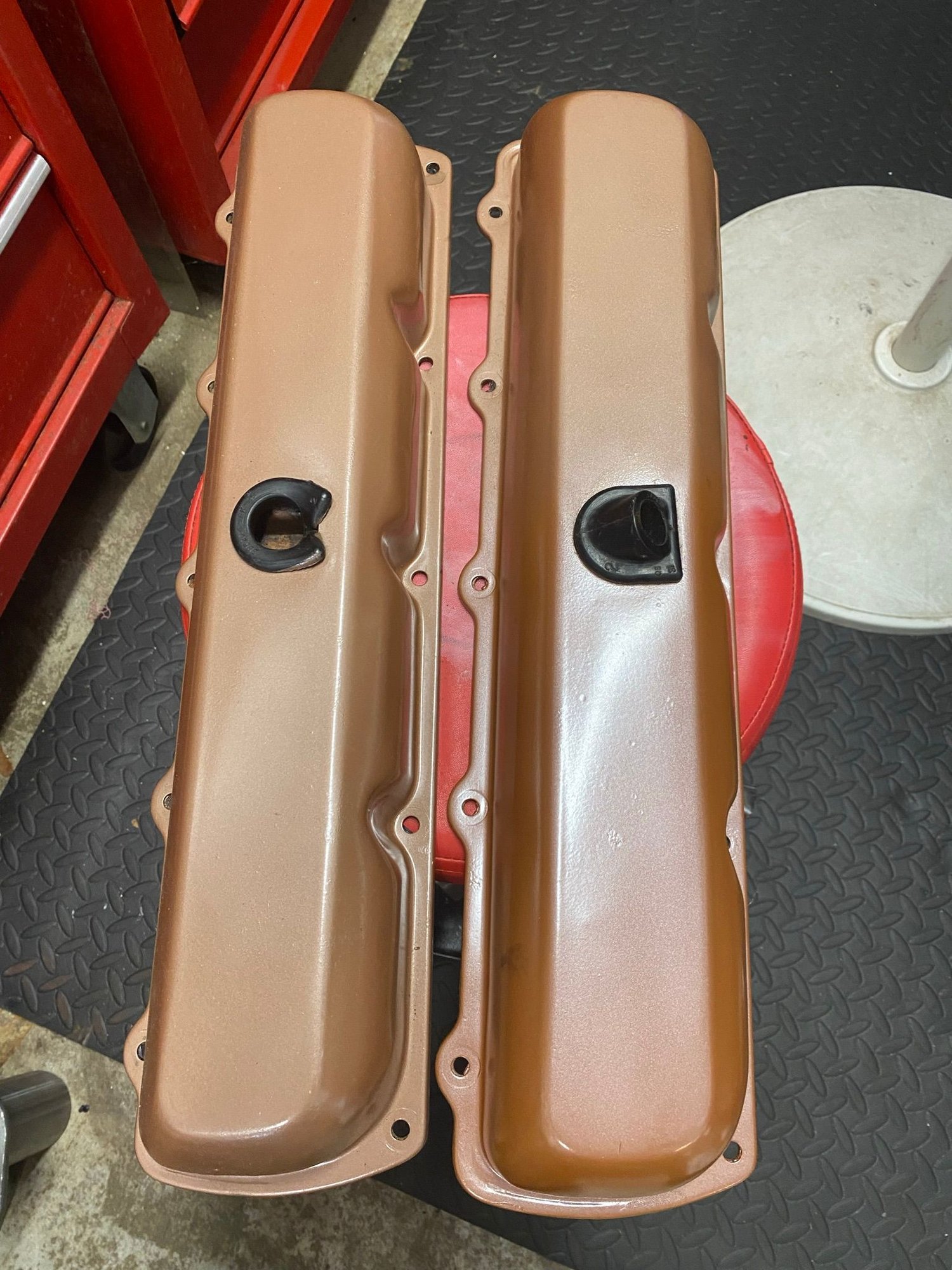1966 442 valve covers, intake manifold