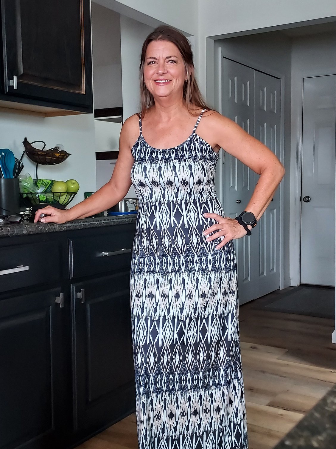 Hot Grandma off to the b-day party.  Still gorgeous at almost 60!