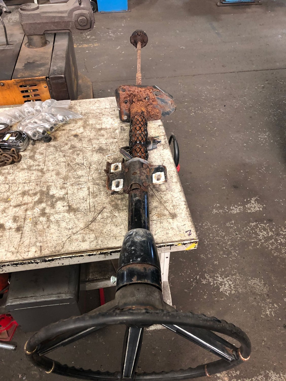 1967 cutlass 442 floor shift steering column