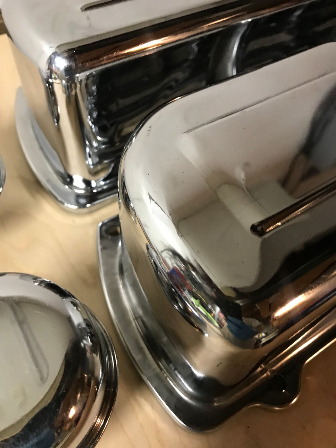 Moroso Tall Chrome Oldsmobile Valve Covers 68300 used