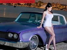 my '60 fairlane kustom with full feature and pinup model cover in 'trak' mag, spring 2010 issue before i owned the car...