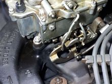 You can see the petrol in the base of the carb.