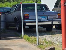 Olds delta 88 coupe (81-84 i believe?) at a shop near my house.  Sometimes the cars here pop up for sale so ill be paying attention 