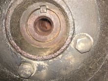 68 455 toronado crank pulley center view