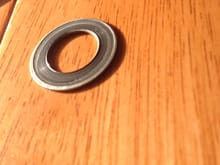 Washer with heavy wear on it