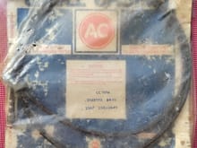 NOS 78-87 Cutlass 442 speedometer cable. 84" long. Push cap on one end.
$25