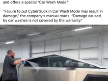 Car wash mode???