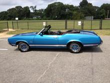 1971 Viking Blue Cutlass Supreme Convertible w/ Rocket 455