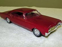 1965 Oldsmobile Dynamic 88 Holiday Coupe Promo Model Car - Target Red