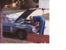 1974 Mercury Capri

This was a fun car to beat to hell while I was trying to restore my 98.  After driving through a deep puddle, I chewed off half the nylon teeth of the timing gear.