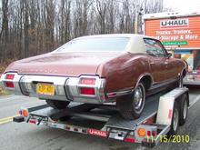 1971 Cutlass Loaded in Johnstown, PA, and heading for home in WV, Nov. 15, 2010.