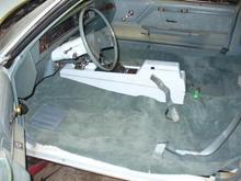 79 cutlass 022got the new carpet in place ,shifter mounted and console