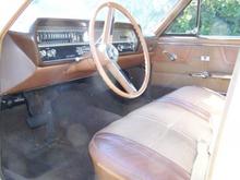 No frills interior, all original except I don't have the original floor mats