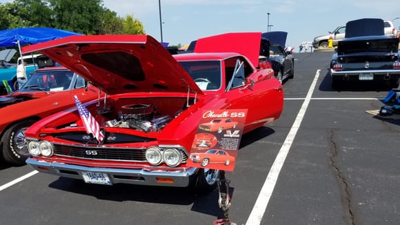 66 Chevelle SS - This car won best of show.  It was awesome, especially the motor, but too much restomod for me.