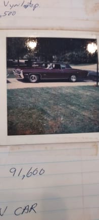 68 Impala SS- yes Impala not a Caprice. It was unusual bought from neighbor that bought it new. 327 console buckets factory duals- but a powerglide with a 2.73 posi rear end. it was a nice car.