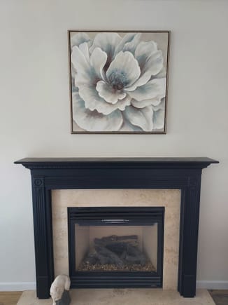New accent pic over mantle.