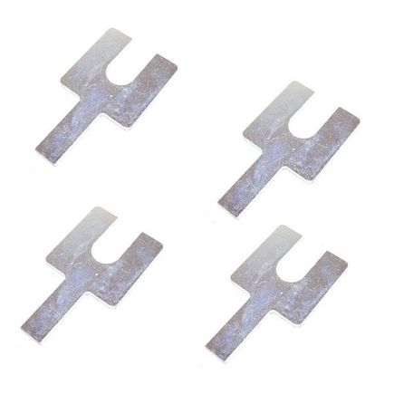 1970 Oldsmobile Cutlass/442/F85 CORE SUPPORT BUSHING SPACER SHIM 1/8'' THICK RECTANGULAR W/ TAB & SLOT (USED TO SHIFT UP CORE SUPPORT TO IMPROVE BODY LINES) - SET OF 4

Price: $12.95
