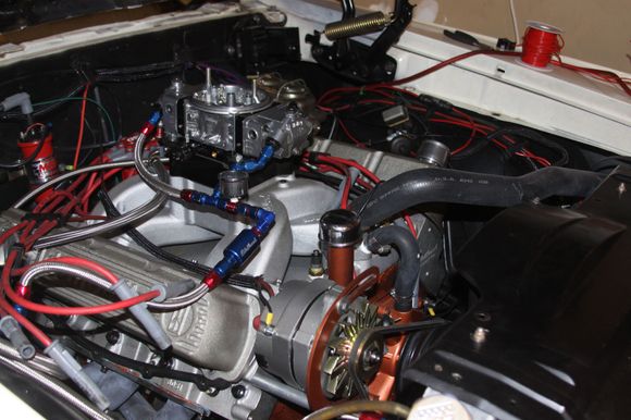 Holley Ultra XP 950 and Edelbrock Air-Gap.