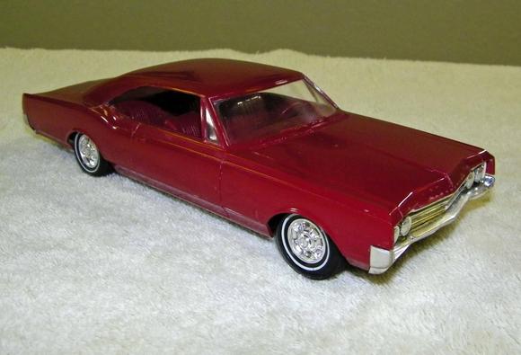 1965 Oldsmobile Dynamic 88 Holiday Coupe Promo Model Car - Target Red