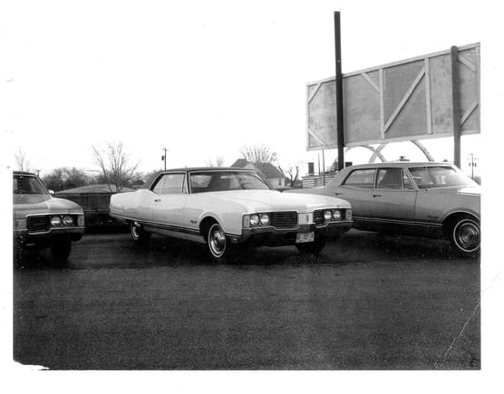 From the original owner Marvin: &quot;I was car shopping at Vincent J. Neu in Davenport in November and December of 1967. They were trying to sell me a trade-in 1967 98 gold 2-door hardtop, when I spotted a new white 1968 with black vinyl top on their lot (see attached photos). That was the end of my interest in their used 1967.  Since their 1968 was not fully loaded, I went back home and Hendersons Chevrolet-Olds in Muscatine matched their price and they threw in all of the options not on the V.J. Neu car. We ordered the car sometime after Dec. 10, 1967, and it was built on January 11, 1968, received and undercoated at the dealer on January 16, and we picked it up the next day. It is the one of the few cars that has ever impressed my wife. She wrote this in her diary on January 17: Sunny, high 42. We picked up our car at 5. It is a honey. (White with black vinyl top.) We took a ride to Davenport after supper..&quot;