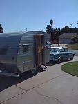 Pulling my 1957 Jewel Trailer