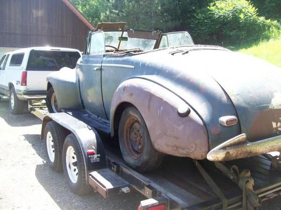 Another trailer....he previous owner, must have wanted a Chevy, turned the tails....