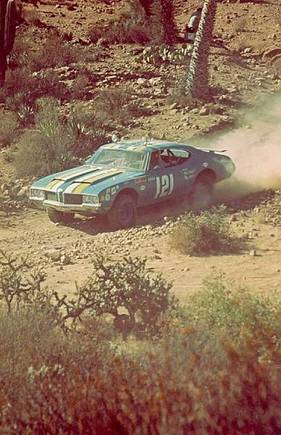 Ex-James Garner, Vic Hickey-built, 1969 NORRA Mexican 1000 2nd in class,1969 &quot;Goodyear Grabber&quot; Oldsmobile 442 Baja Racer
Estimate: US$60,000 - 80,000