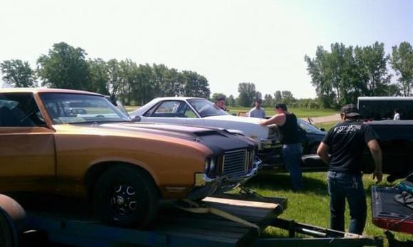 great lakes dragaway in the pits with some friends