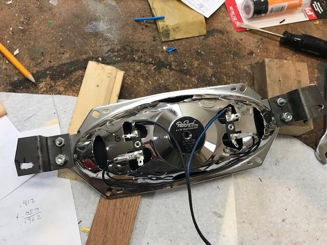 Wired up for 8-10 ohm operation