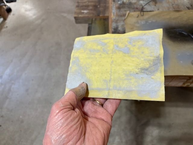 But I am telling ya, They Work! And really well.  I don’t know what comprises the abrasive, but it cuts very quickly, does not dull quickly, does not load up the paper, which is really more of a fabric.