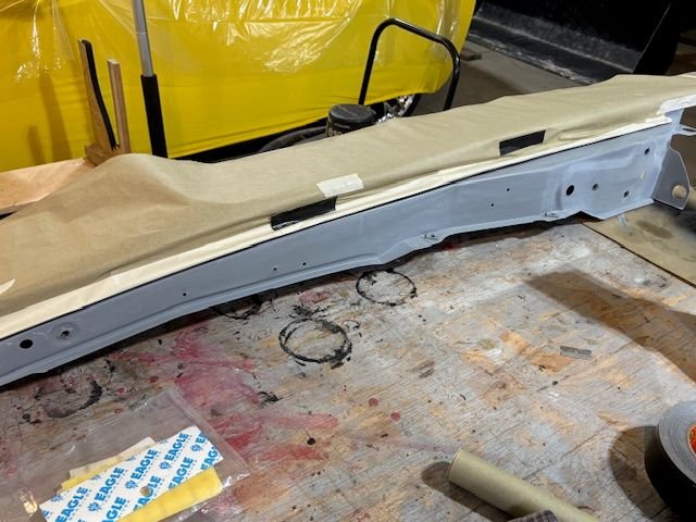 I am painting the inside fender where hood hinge bolts up.  