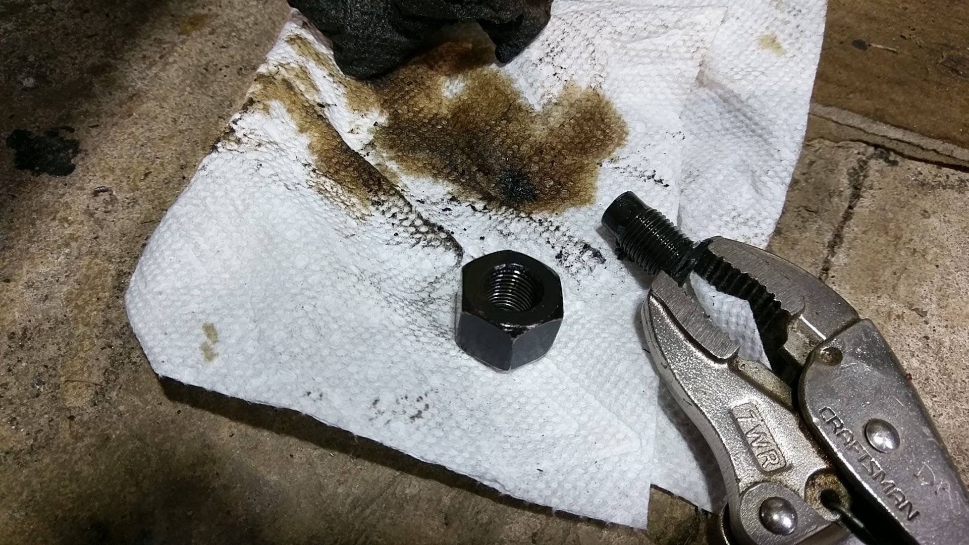 Drain Plug Nut Inside Oil Pan Broken Fix