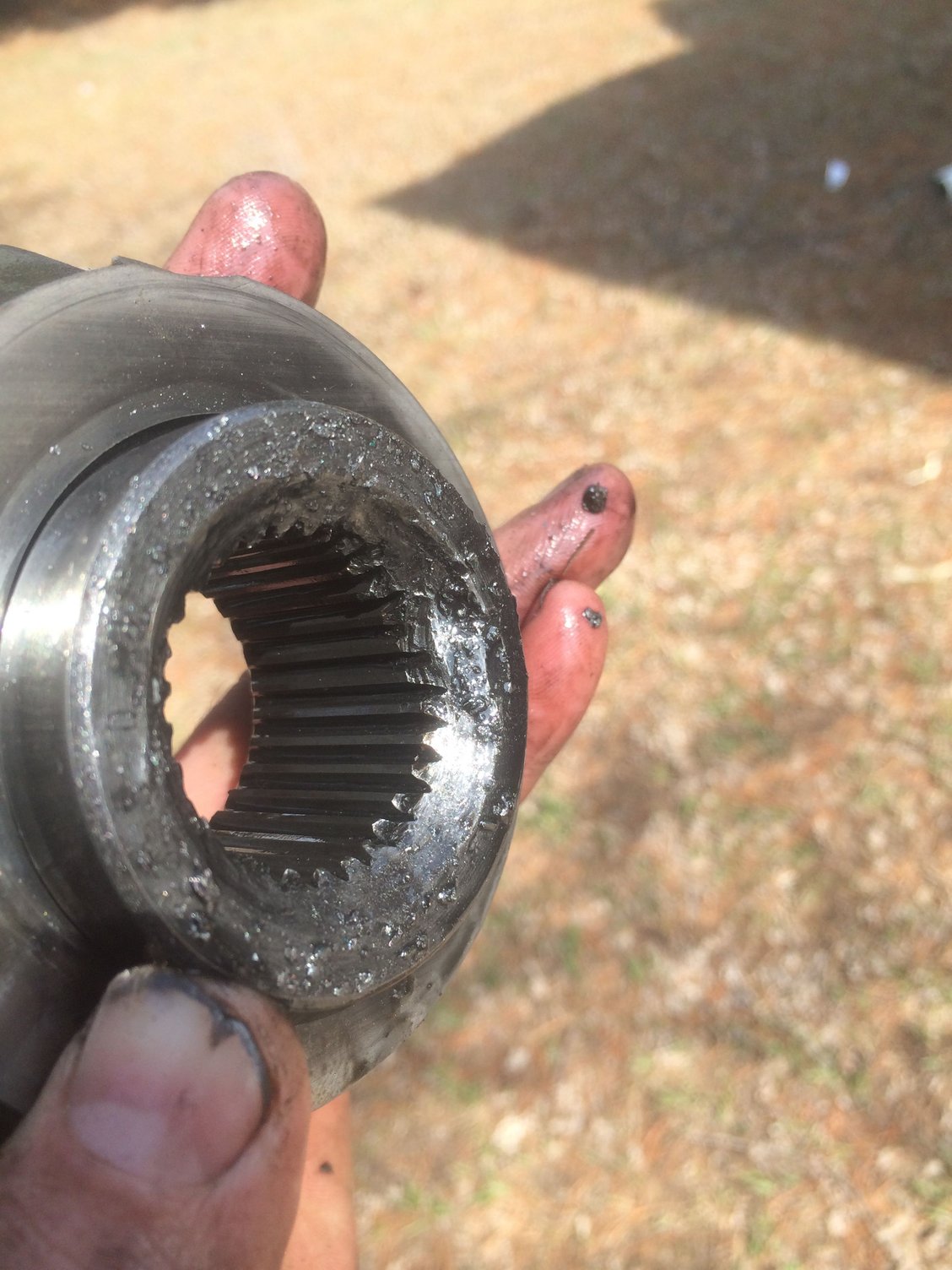 Broken Axle Shaft Stuck In Spider Gear