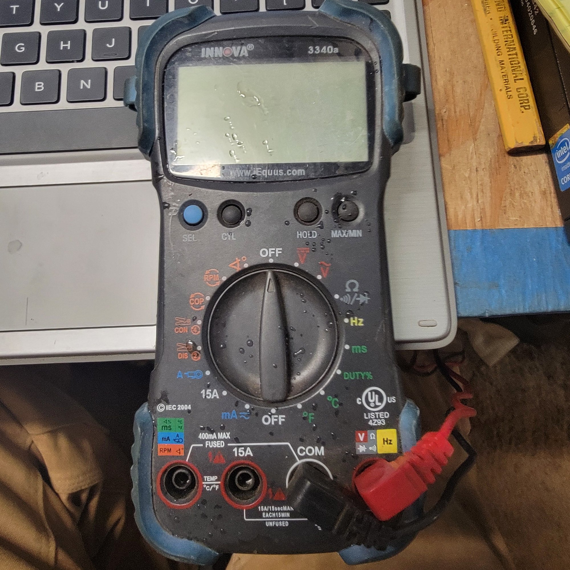 Innova 3340a, showing off more complications.