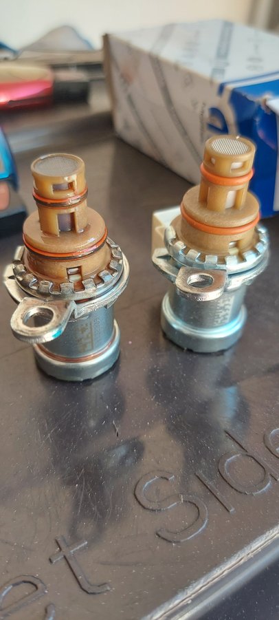 Dirty TCC on the left and clean on the right!!!