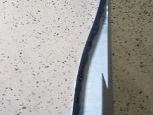 Showing the inside. I got good penetration on the welds. It should hold up well. 