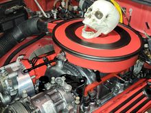 After picture of engine compartment