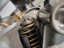 The original retainers allow the stem to stick out further. 