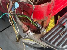 Here are some pictures of what I’m currently looking at. Think the socket for the reverse light is toast. Might try to order the same thing and rig it up with a new one.