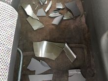 loose parts from inside dash not attached to anything