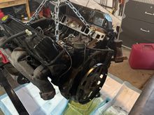 I used 4X holes in the heads where the intake manifold bolts up