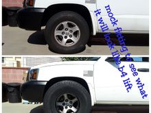 32' tire mock fit b4 2in leveling kit