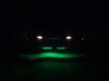 the front view of my underglow kit.