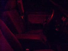 LED conversion on all the interior lamps except that pesky cup holder light pos.