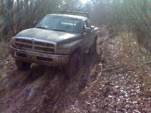 Getting it muddy!
